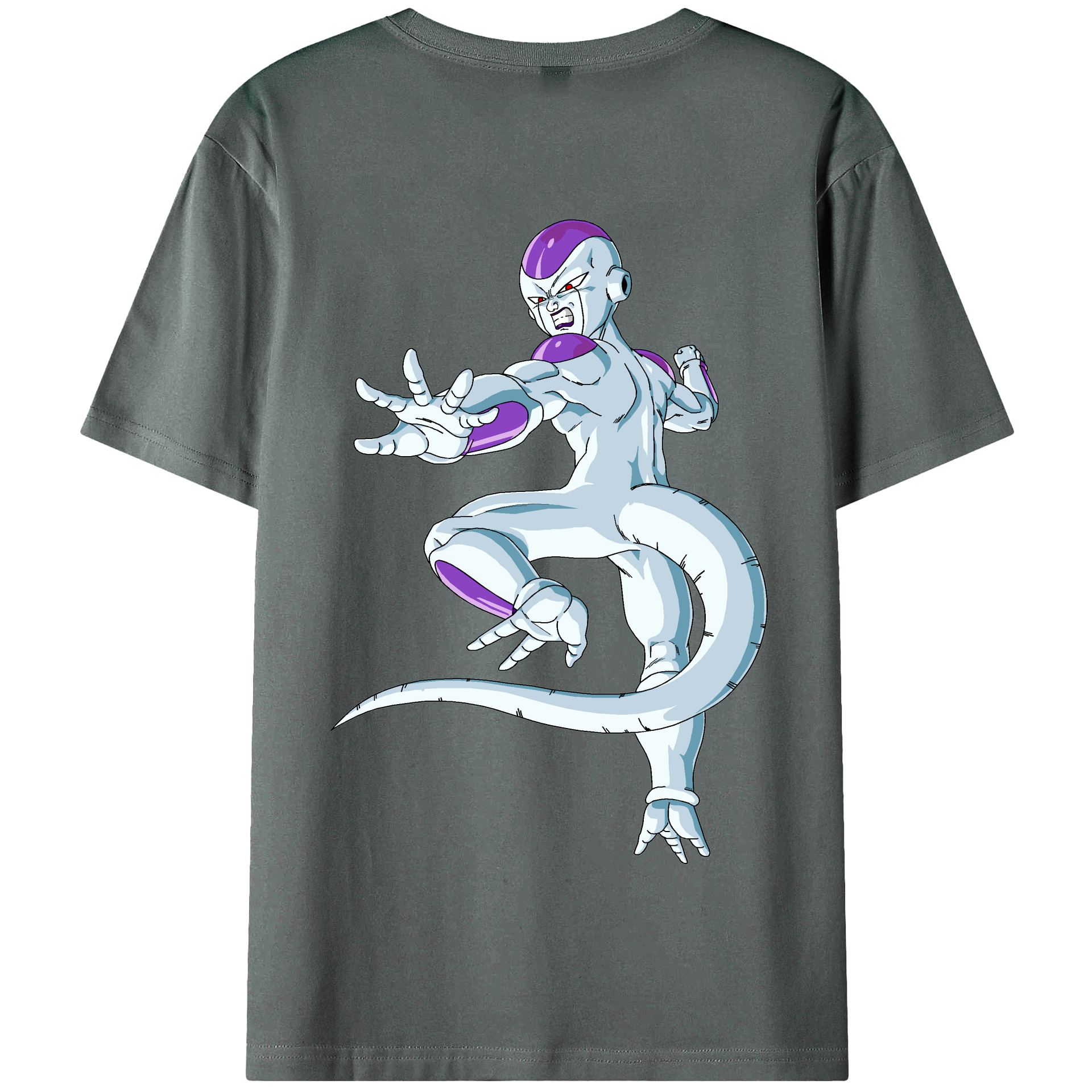 （画像用） ドラゴンボール フリーザ DRAGON BALL Frieza 綿100％半袖Tシャツ（背面プリント）